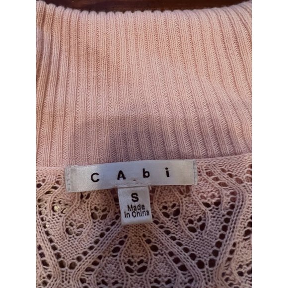 Cabo women’s pink snap front lightweight cardigan size small - Picture 6 of 8